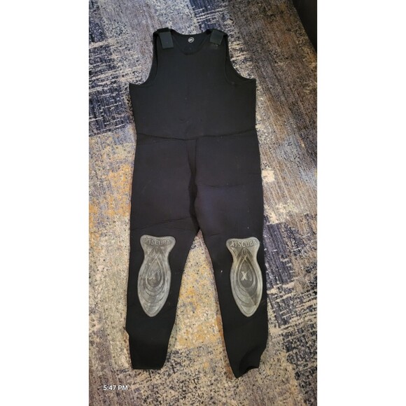 XS Scuba Wet Suit Overalls Size 4XL Reinforced Knees - Picture 1 of 6